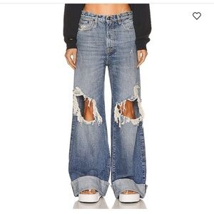 New R13 Lisa Baggy Jeans in Reese Wash Size 26